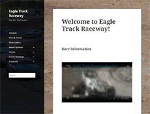 Tablet Screenshot of eagletrackraceway.com